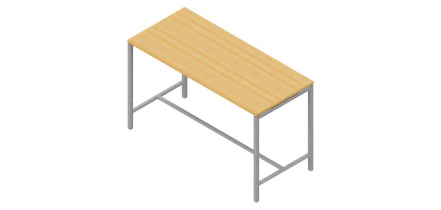 Tavolo alto Meeting p 80 x h 107 cm