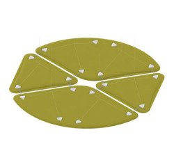 Pannelli fonoassorbenti Quadrifoglio LightSound petalo + triangolo l 28 x h 50 cm spessore 4 cm 3 unità