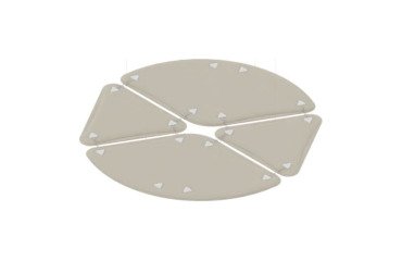 Pannelli fonoassorbenti Quadrifoglio LightSound petalo + triangolo l 28 x h 50 cm spessore 4 cm 3 unità