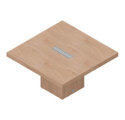 Tavolo riunione Miami Cubo l 140 x p 140 x h 76,8 cm