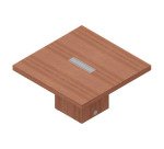 Tavolo riunione Miami Cubo l 140 x p 140 x h 76,8 cm