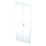 Coppia ante alte l 80 x p 2 x h 175 cm per armadio basso a giorno