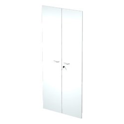 Coppia ante alte l 80 x p 2 x h 175 cm per armadio basso a giorno