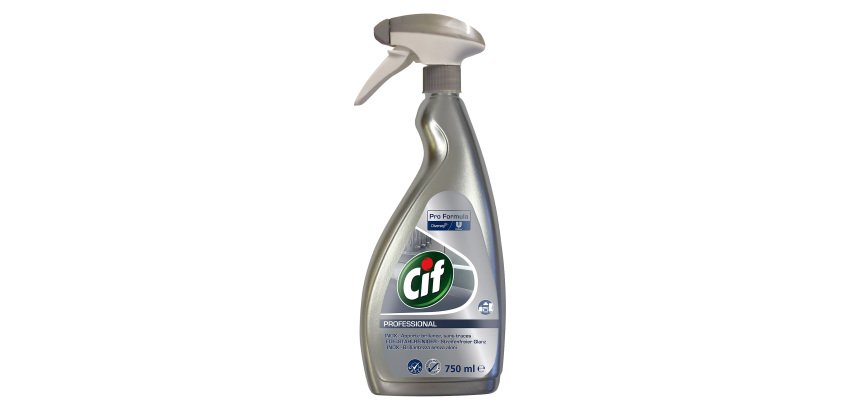 Detergente per superfici in acciaio inox Cif 750 ml
