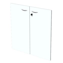 Coppia ante basse l 80 x p 2 x h 67 cm per armadio basso a giorno
