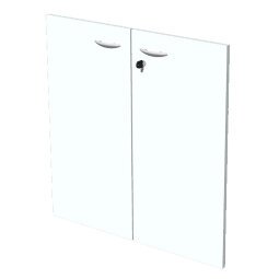 Coppia ante basse Artexport Easy Bianco 800 x 20 x 670 mm