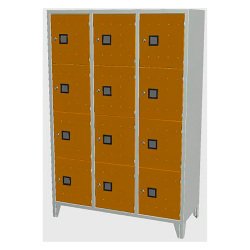Armadio casellario 12 posti l x p x h 120 x 50 x 180 cm