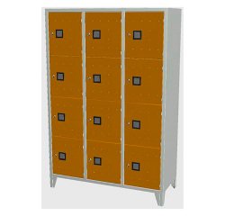 Armadio casellario 12 posti l x p x h 120 x 50 x 180 cm
