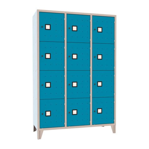 Armadio casellario 12 posti l x p x h 120 x 50 x 180 cm