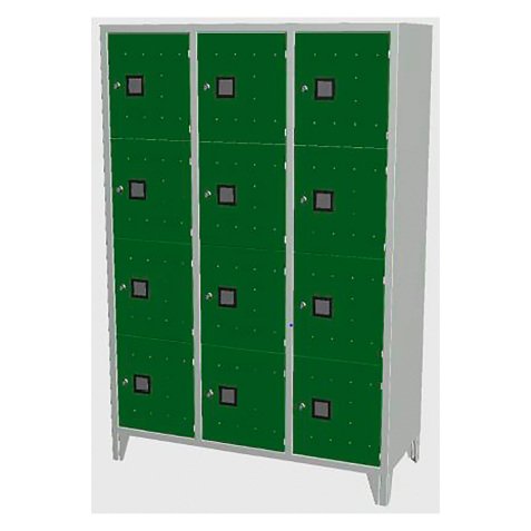 Armadio casellario 12 posti l x p x h 120 x 50 x 180 cm