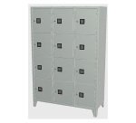 Armadio casellario 12 posti Grigio 1.200 x 500 x 1.800 mm