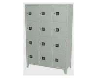 Armadio casellario 12 posti Grigio 1.200 x 500 x 1.800 mm