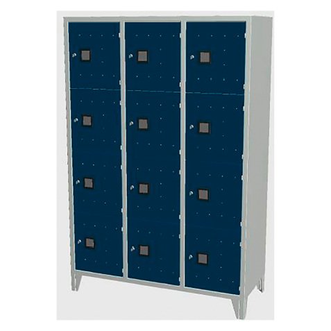 Armadio casellario 12 posti l x p x h 120 x 50 x 180 cm