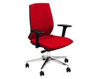 Sedia girevole UNISIT LR1S Larissa King L rosso