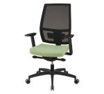 Sedia girevole UNISIT MAA Melania ignifugo verde