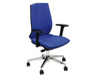 Sedia girevole UNISIT LR1S Larissa ignifugo blu