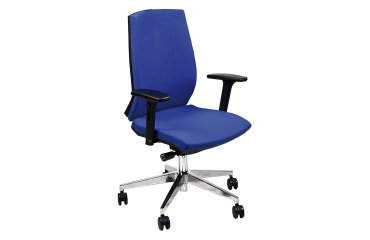 Sedia girevole UNISIT LR1S Larissa ignifugo blu