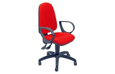En_sedia girevole rosso unisit team operadl