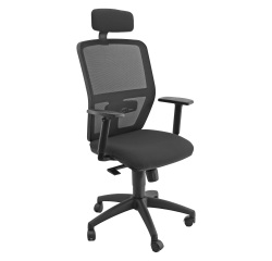 En_sedia girevole nero unisit kemper operdl