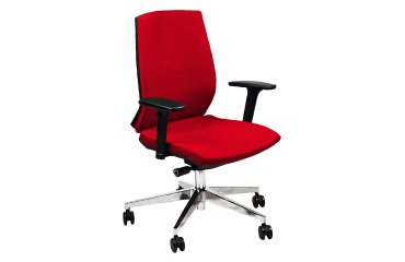 Sedia girevole UNISIT LR1S rosso