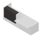 Reception Quadrifoglio Miami Bianco, grigio 2.860 x 1.120 x 1.130 mm