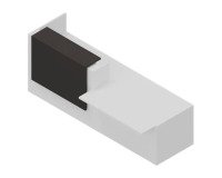 Reception Quadrifoglio Miami Bianco, grigio 2.860 x 1.120 x 1.130 mm