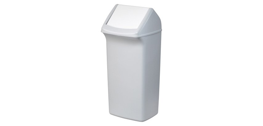 Cestino rifiuti polipropilene DURABLE 40 litri 32 x 36,6 x 74,7 cm grigio