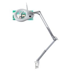 Lampada da tavolo Unilux Zoom Led argento 7.7 w