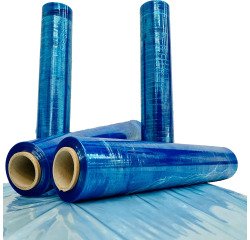 Film estensibile Iceroll Trasparente, azzuro 500 mm x 250 m 15 µ