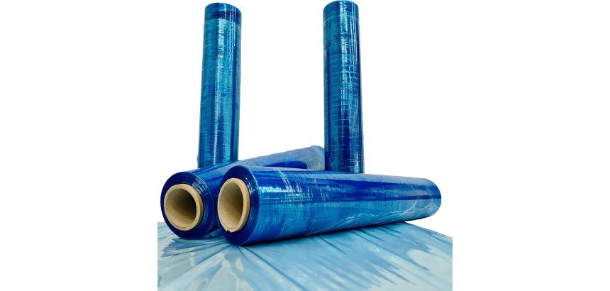 Film estensibile Iceroll Trasparente, azzuro 500 mm x 250 m 15 µ