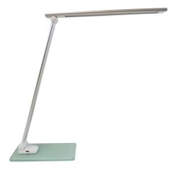 Lampada da tavolo Unilux Popy argento 6 w