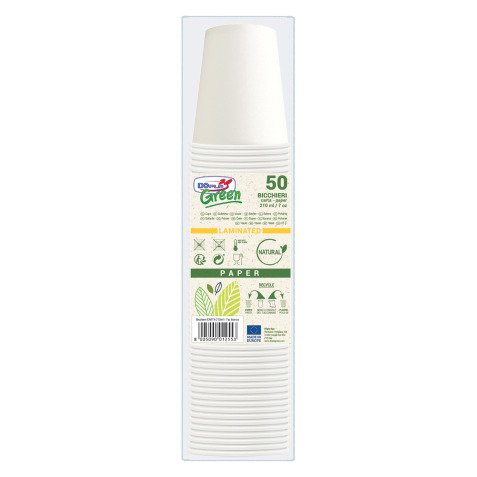 Bicchieri DOpla Carta 50 unità da 210 ml