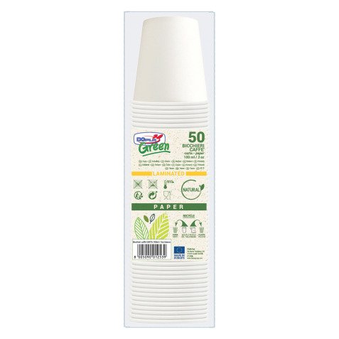 Bicchieri DOpla Carta 50 unità da 100 ml