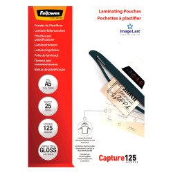 Buste Pouches per plastificazione Fellowes Capture125  5307302 formato A5 25 unità