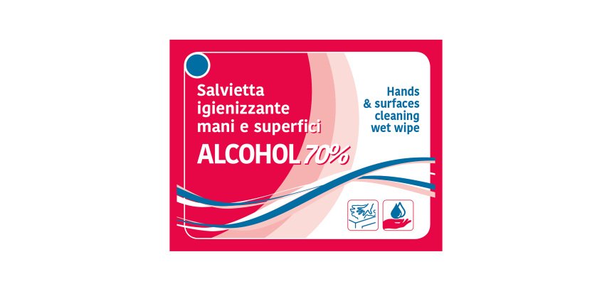Salviette igienizzanti mani e superfici LEONE 400 unità