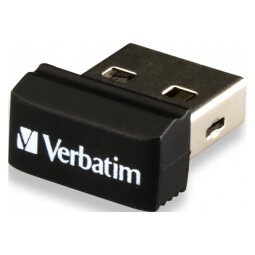 Verbatim USB Flash Drive Store 'n' Stay NANO USB 2.0 16 GB Black