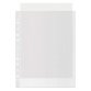 Buste a perforazione Universale 100% riciclate Esselte Deluxe 22 x 30 cm trasparente polipropilene finitura goffrata a buccia d'arancia spessore alto 50 unità
