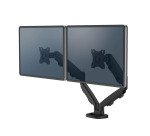 Braccio monitor doppio Fellowes Eppa Altezza regolabile 39 pollici nero