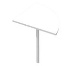 Angolare 800 x 800 mm per unire due scrivanie