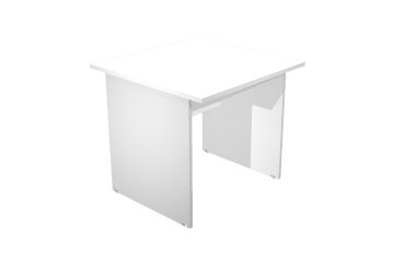 Scrivania con gambe pannello Lione l 80 x p 80 x h 72 cm