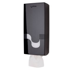 Dispenser carta igienica celtex Megamini interfogliata Plastica nero