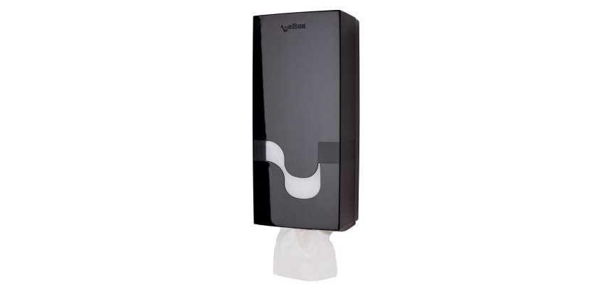 Dispenser carta igienica celtex Megamini interfogliata Plastica nero