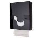 Dispenser asciugamani celtex Megamini piegati a V, C, I, ZZ Plastica nero