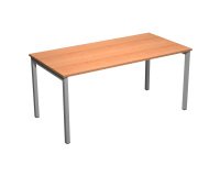 Team Work metal bridge leg desk, 80 x 74.5 cm high