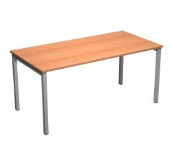 Team Work metal bridge leg desk, 80 x 74.5 cm high