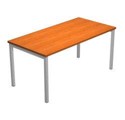 Scrivania operativa con gamba metallica a ponte Team Work p 80 x h 74,5 cm