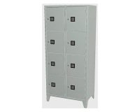 Armadio casellario 8 posti Grigio 810 x 500 x 1.800 mm