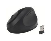 Kensington Pro Fit Dual Wireless Ergonomic Mouse K75404EU Optical For Right-Handed Users Bluetooth/USB-A Nano Receiver Black
