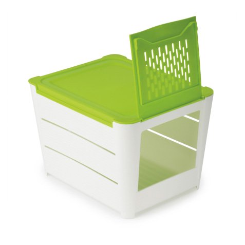 Porta patate snips bianco