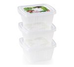 Contenitore salvafreschezza quadrato snips trasparente 3 unità da 250 ml